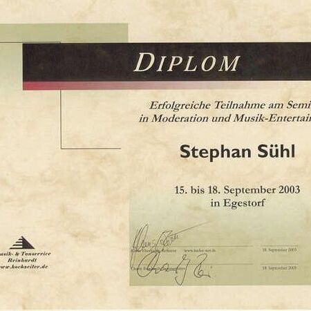 Moderationsseminar 2003