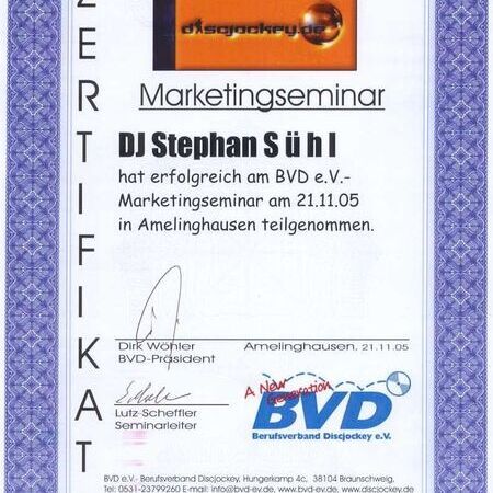 Marketingseminar 2005