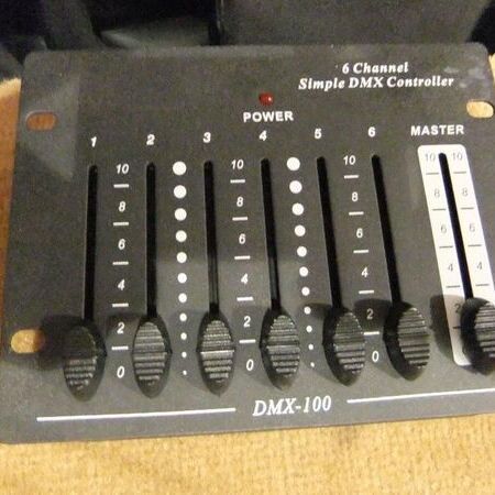 DMX Controller 6 Channel Simple DMX Controller 100