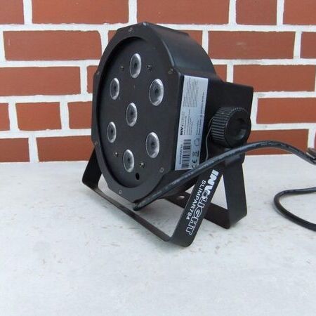 LED Scheinwerfer Involight Slim PAR 784 7 x 8 Watt 40 Grad : Mietpreis Stück 10,- Euro bei Abholung